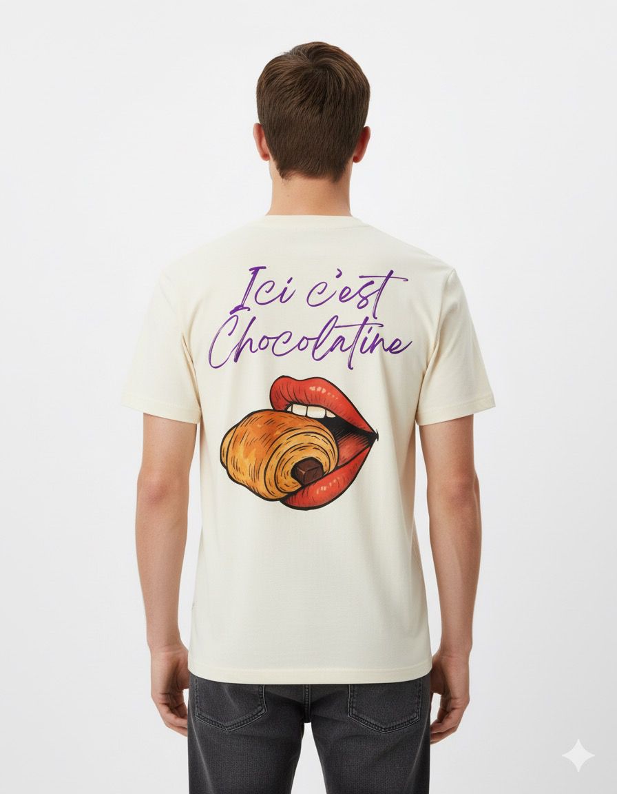 T-shirt La Viola " Ici c'est Chocolatine "