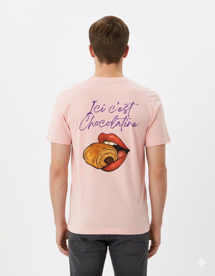 T-shirt La Viola " Ici c'est Chocolatine "