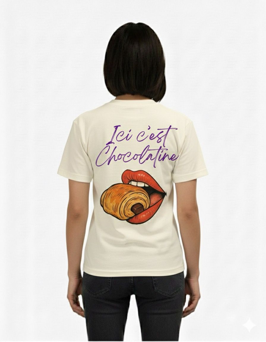 T-shirt La Viola " Ici c'est Chocolatine "