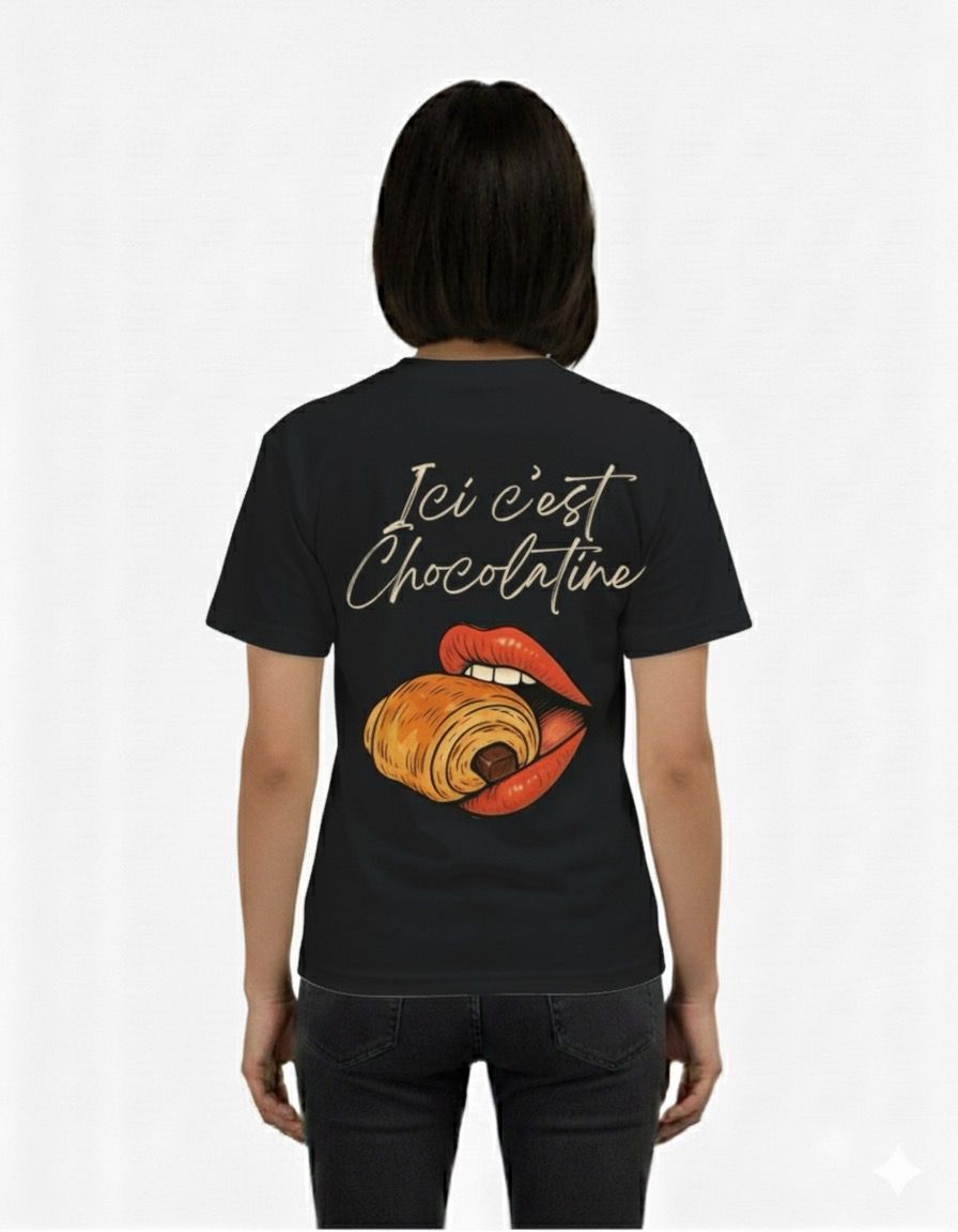 T-shirt La Viola " Ici c'est Chocolatine "